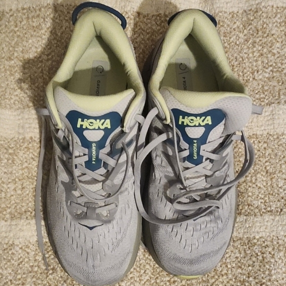 Hoka White Running Shoes - Picture 8 of 12